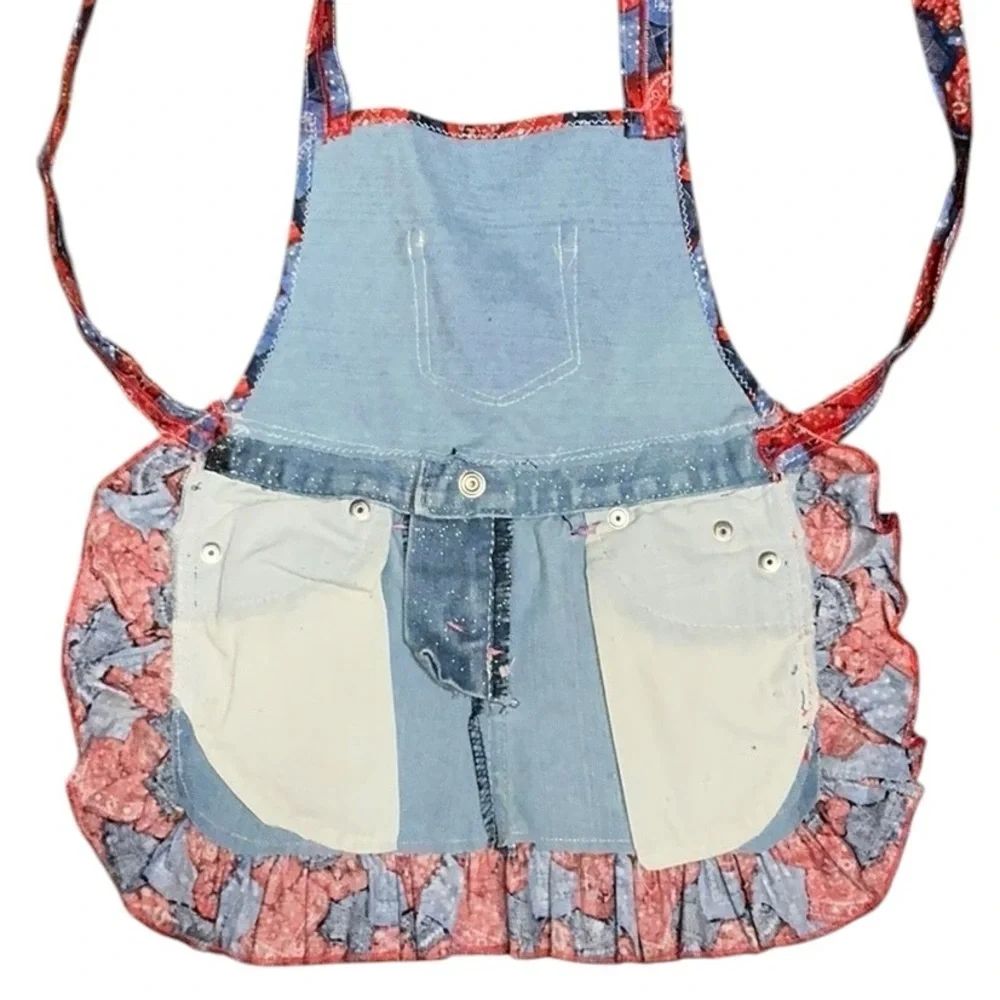 Child’s Western Theme Denim Bandana Apron